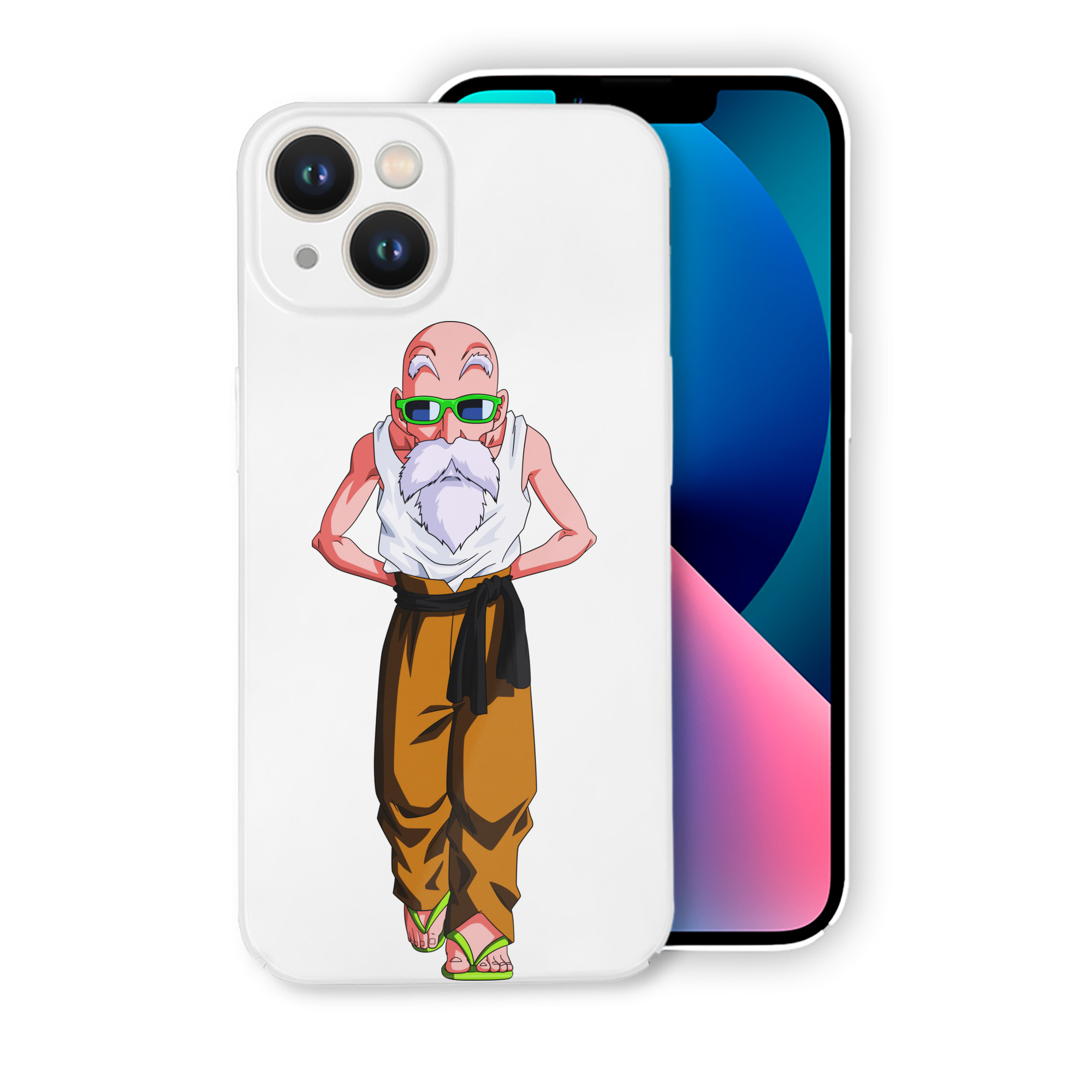 （画像用） ドラゴンボール 亀仙人（かめせんにん） DRAGON BALL Master Roshi Kame Sennin 【iPhone 14シリーズ対応】ハードケース